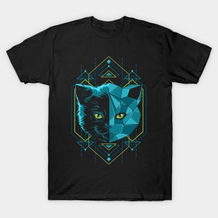 Cat Head Geometry T-Shirt